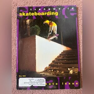 TRANSWORLD SKATEBOARDING MAGAZINE MAY 1999 SPECIAL PHOTO ISSUE